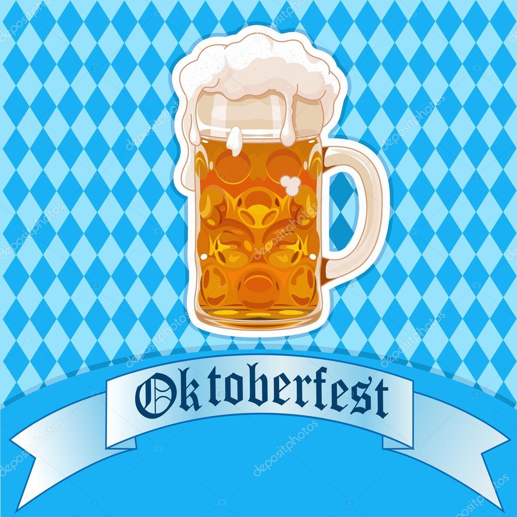 Oktoberfest Celebration banner  button
