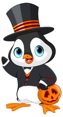 Sepetli Cadılar Bayramı pengueni