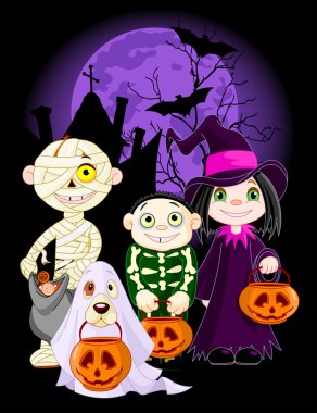 Halloween kılık Halloween çocuklarda