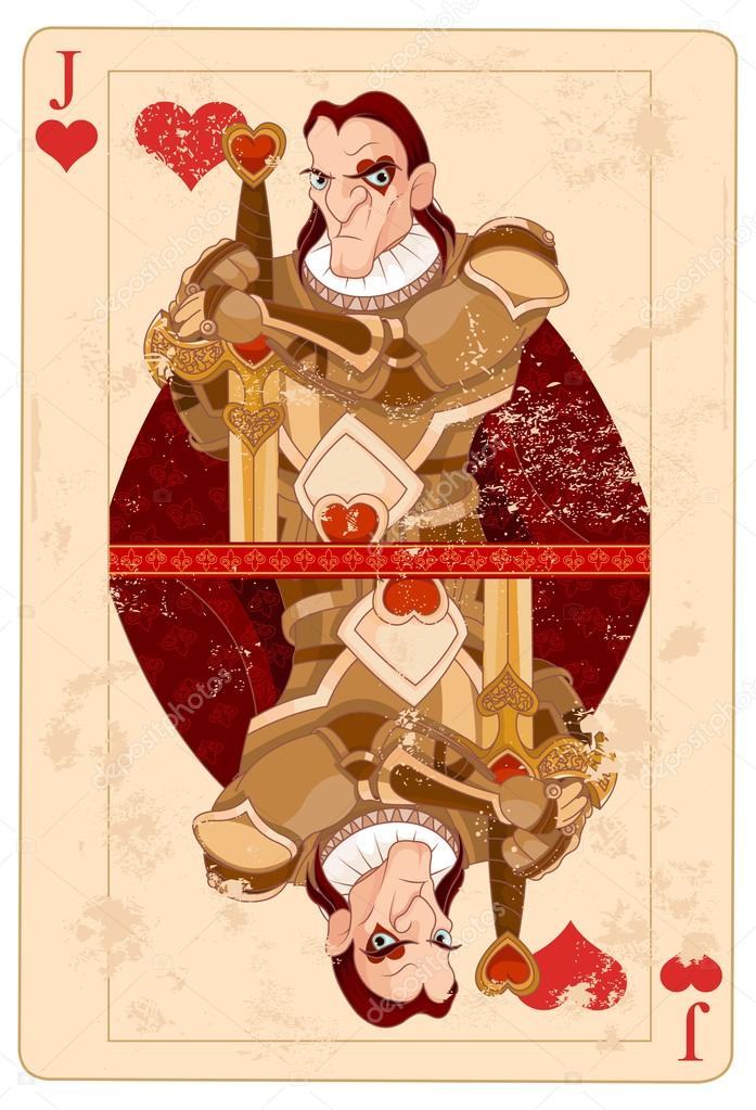 Jack of hearts card