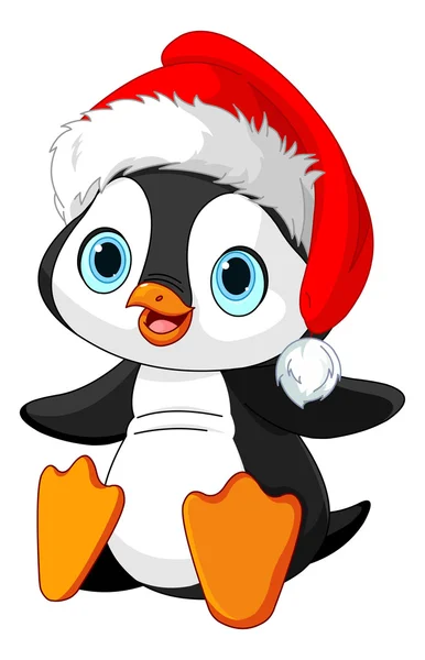 Söt liten pingvin — Stock vektor