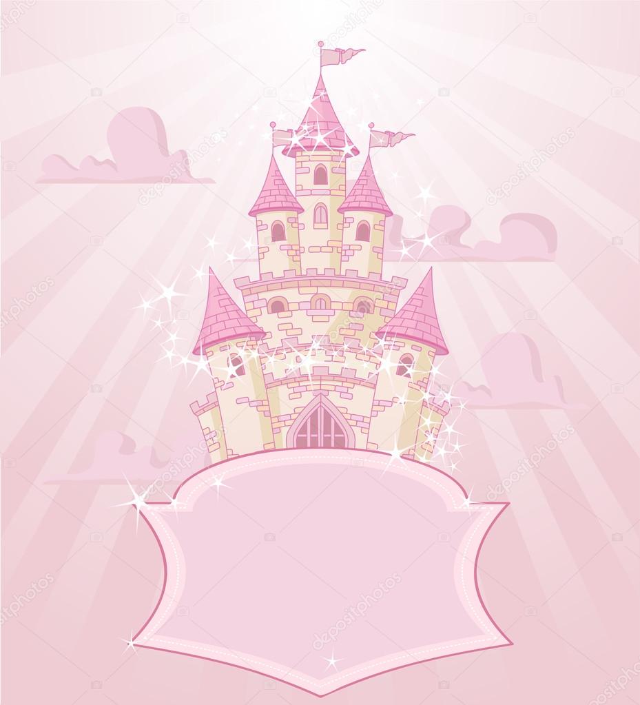Fairy Tale princess pink castle