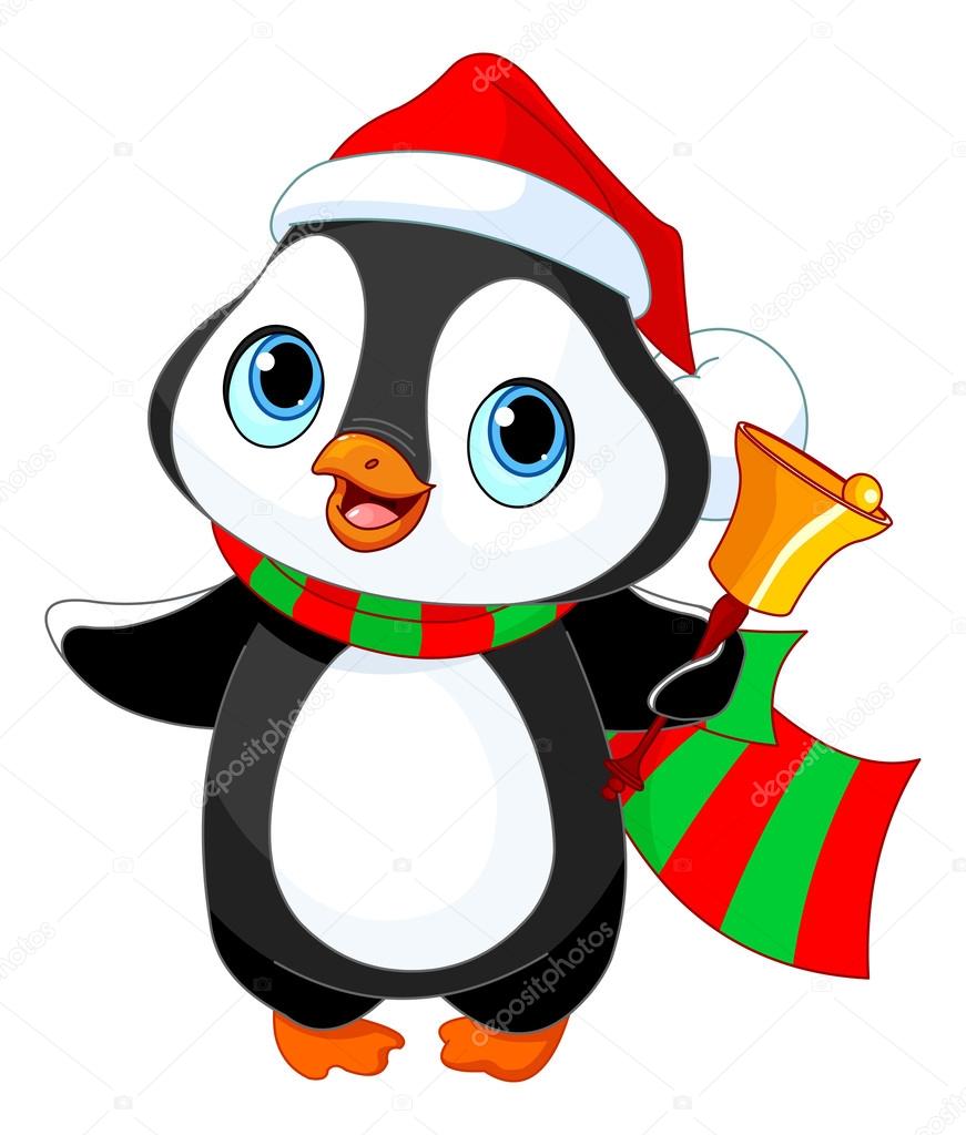 Christmas penguin with jingle bell Stock Vector Image by ©Dazdraperma #59792365 Christmas penguin with jingle bell Stock Vector Image by ©Dazdraperma #59792365