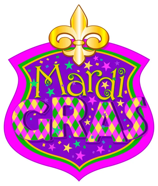 Mardi Gras fond design — Image vectorielle