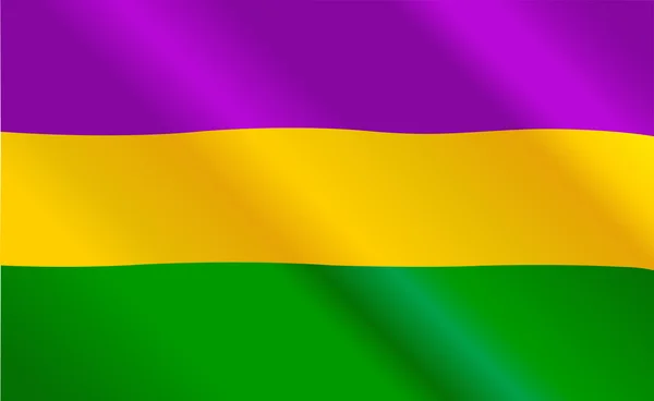 Bandera de Mardi Gras — Vector de stock