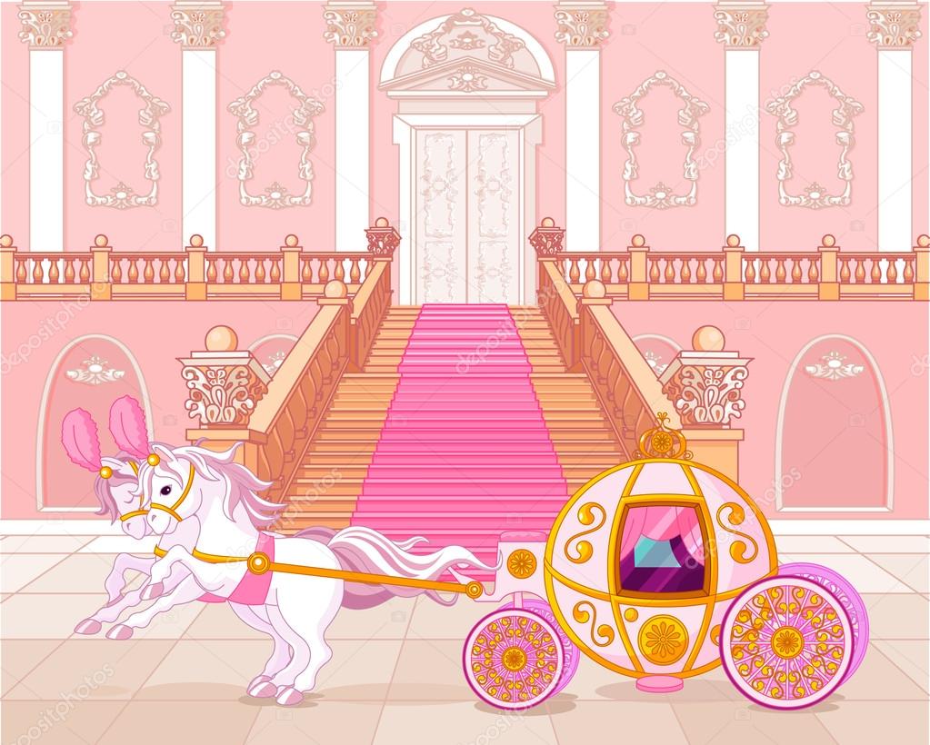 Fairytale pink carriage