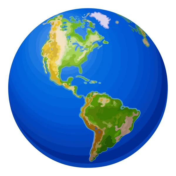 Illustration av globen — Stock vektor