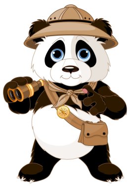 Panda safari explorer dürbün ile