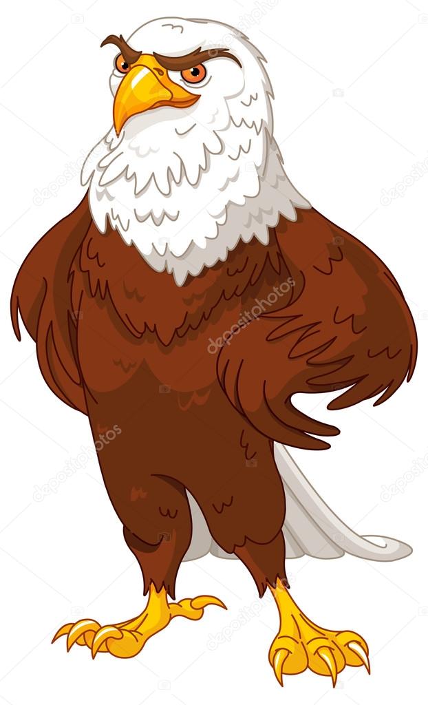 Proud American eagle