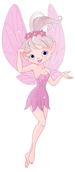 Cute Pixy fairy — Stock Vector