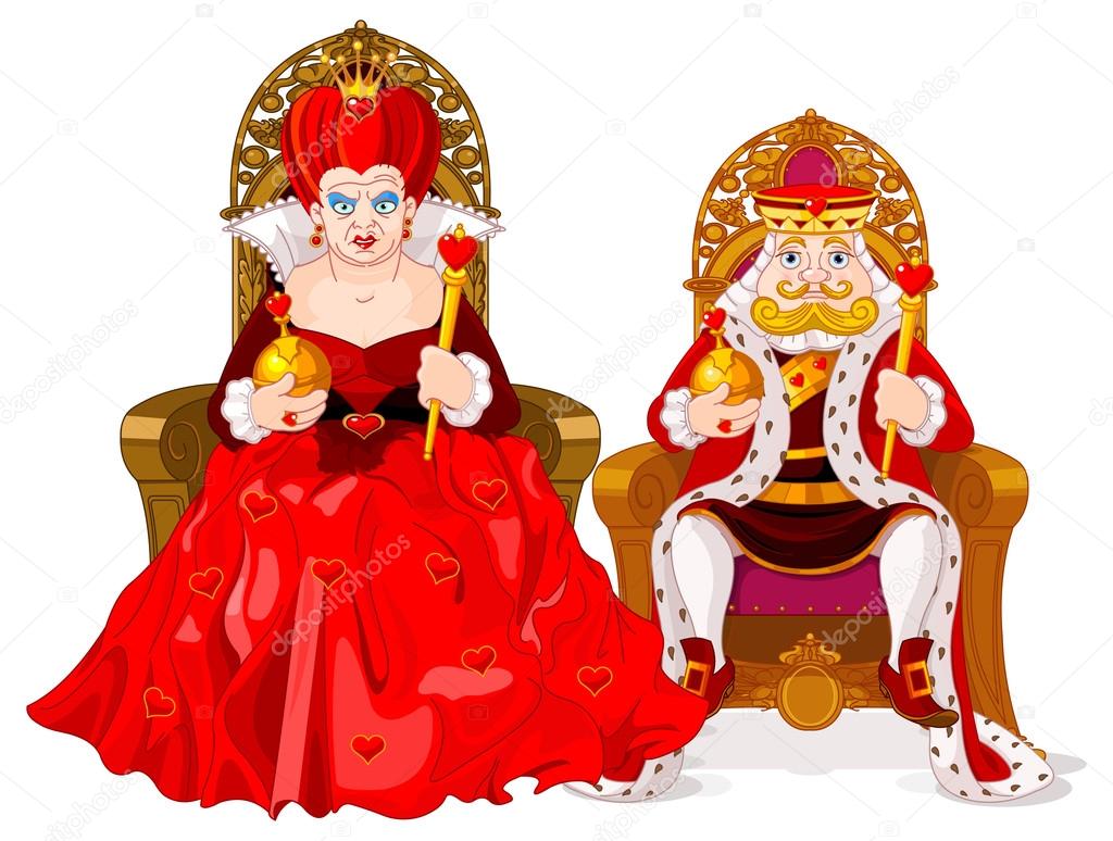 Angry queen and king Stock Vector Image by ©Dazdraperma #72819617 Angry queen and king Stock Vector Image by ©Dazdraperma #72819617
