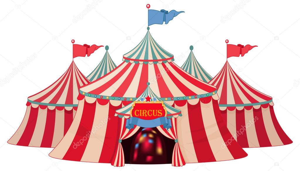 retro circus marquee