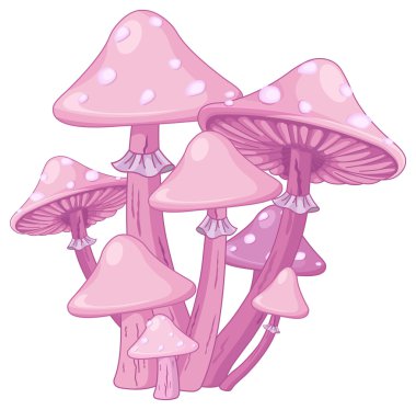 pembe sihirli mantarlar