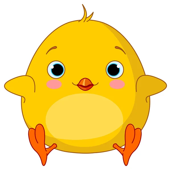 Heel schattig chick — Stockvector