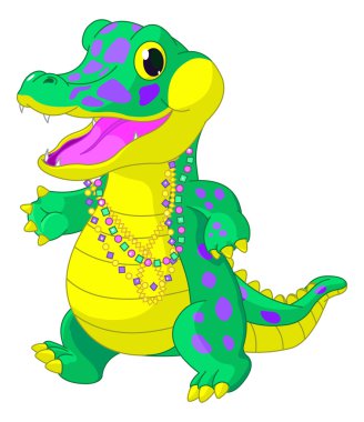 Mardi Gras timsah