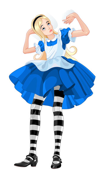 Illustration of Alice from Wonderland