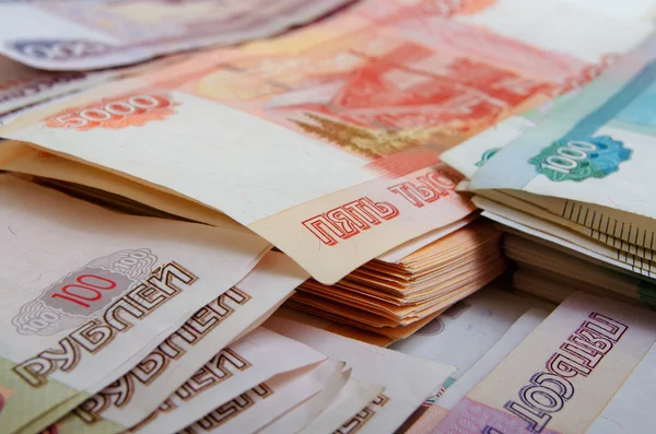 Cash Russian ruble. — Stock Photo, Image