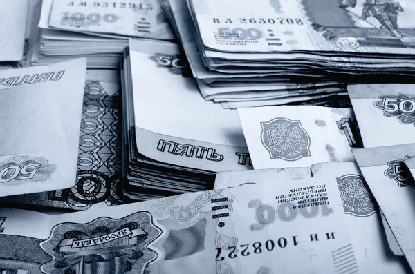 현금 러시아 루블. — 스톡 사진