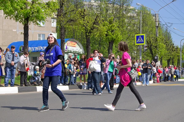 Novotsjeboksarsk, Rusland - 9 mei 2016: Viering van de overwinning Da — Stockfoto