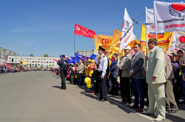 Novocheboksarsk, Rusya - 9 Mayıs 2016: Zafer Da kutlama — Stok fotoğraf