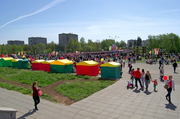 Novocheboksarsk, Russia - May 9, 2016: Celebration of Victory Da — Stock Photo, Image