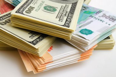 Para spekülasyon Rublesi Doları.