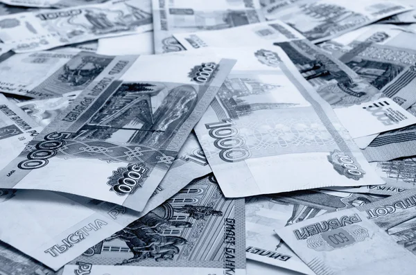 Rublos rusos en efectivo . —  Fotos de Stock