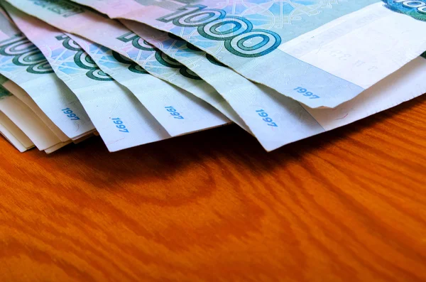 Cash Russische roebel. — Stockfoto