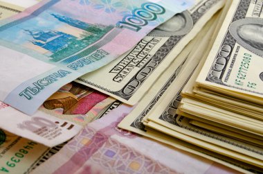 Para spekülasyon Rublesi Doları.
