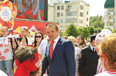 Cheboksary, Rusya - 24 Haziran 2016: Çuvaşistan Ignatiev başkanı