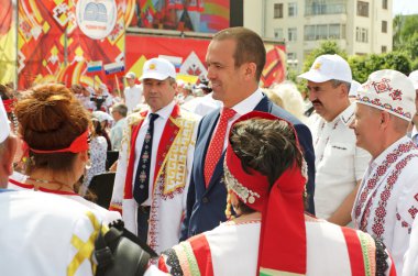 Cheboksary, Rusya - 24 Haziran 2016: Çuvaşistan Ignat başkanı