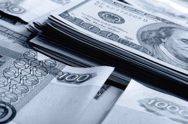 Para spekülasyon Rublesi Doları.