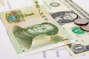 Çin yuan CNY.