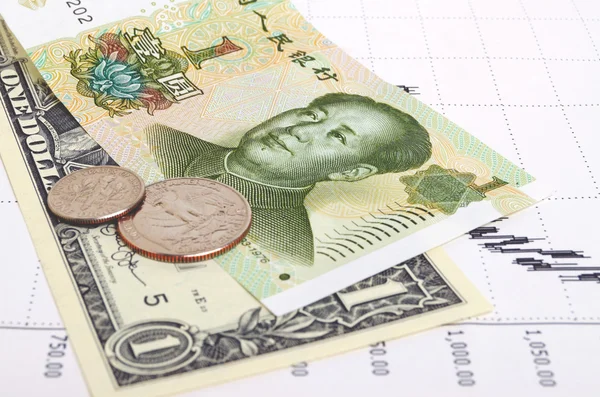 CNY chinese yuan. — Stock Photo, Image