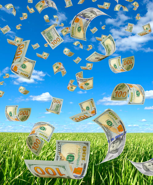 Деньги в небе.