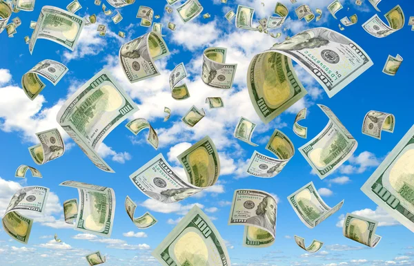 Dollar am Himmel. — Stockfoto