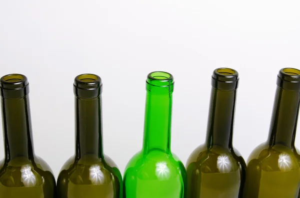 Botellas de vidrio . — Foto de Stock