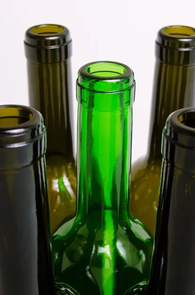 Bottiglie di vetro . — Foto Stock