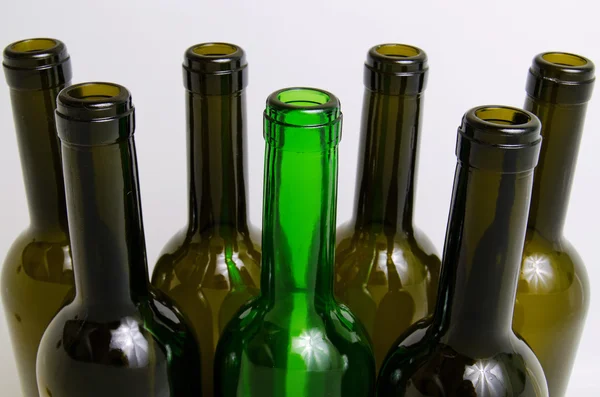 Botellas de vidrio . — Foto de Stock