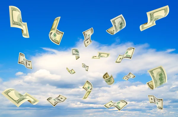 Para gökten düşen.