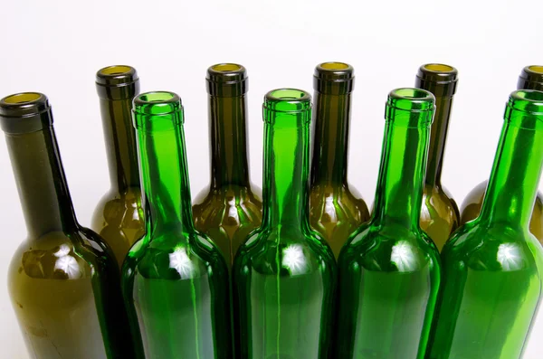 Botellas de vidrio para uso industrial . — Foto de Stock