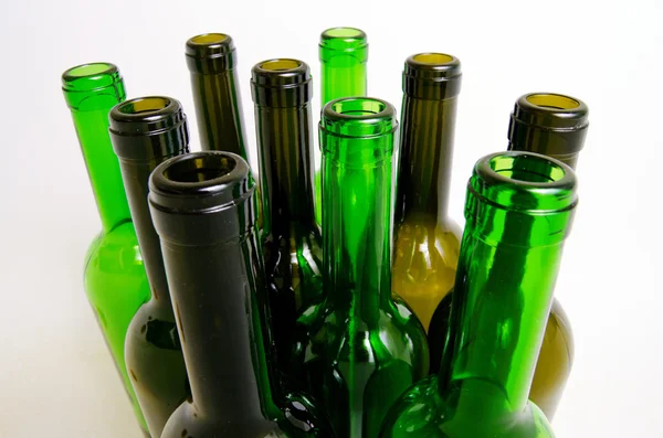 Glass bottles for industrial utilization. — Stock Photo, Image