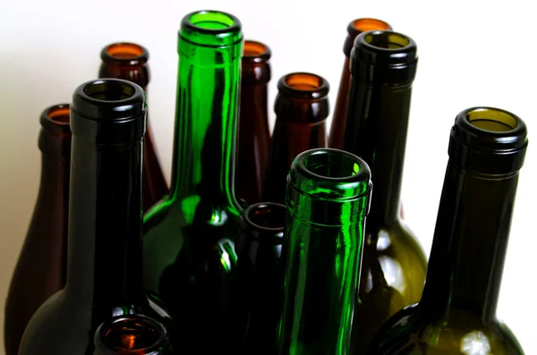 Botellas de vidrio para uso industrial . — Foto de Stock