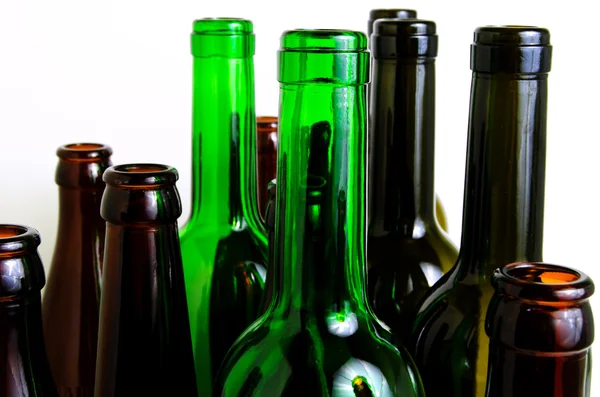 Botellas de vidrio para uso industrial . — Foto de Stock