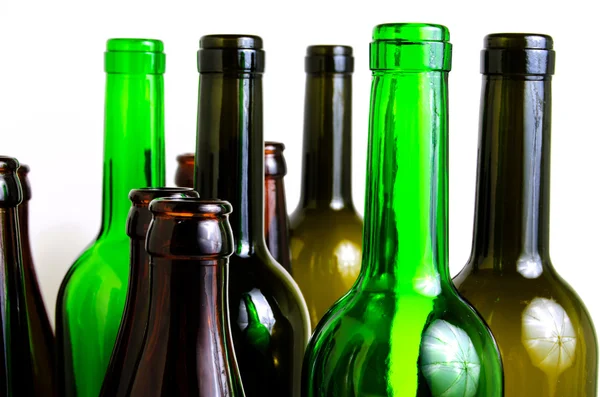 Glass bottles for industrial utilization. — Stock Photo, Image