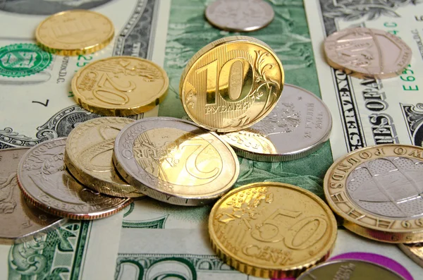 Tipo de cambio del rublo . — Foto de Stock