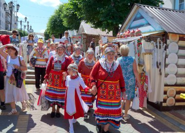 Cheboksary, Rusya - 24 Haziran 2015: C Cumhuriyet günü
