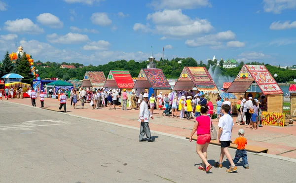 Cheboksary, Rusia - 24 de junio de 2015: El Día de la República de C —  Fotos de Stock