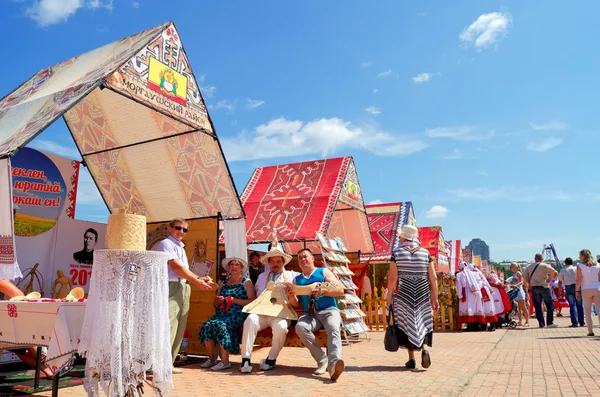 Cheboksary, Russia - June 24, 2015: The Day of the Republic of C — Stock Photo, Image