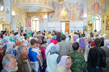 Novocheboksarsk, Rusya - 16 Ağustos 2015: AR Toplantı